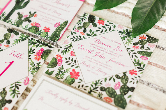 Cactus invitations