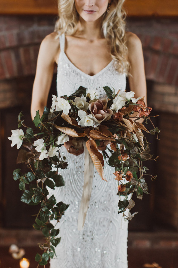 Fall bridal bouquet