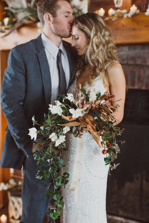 Fall bridal bouquet