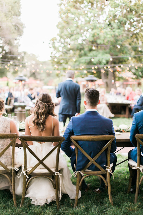 Wedding head table