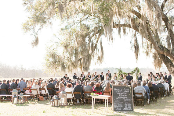 Southern wedding ceremony