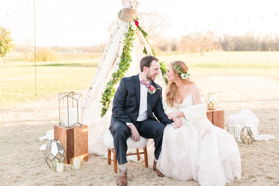 Southern bohemian wedding