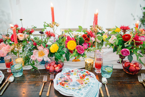 Bridal shower place setting
