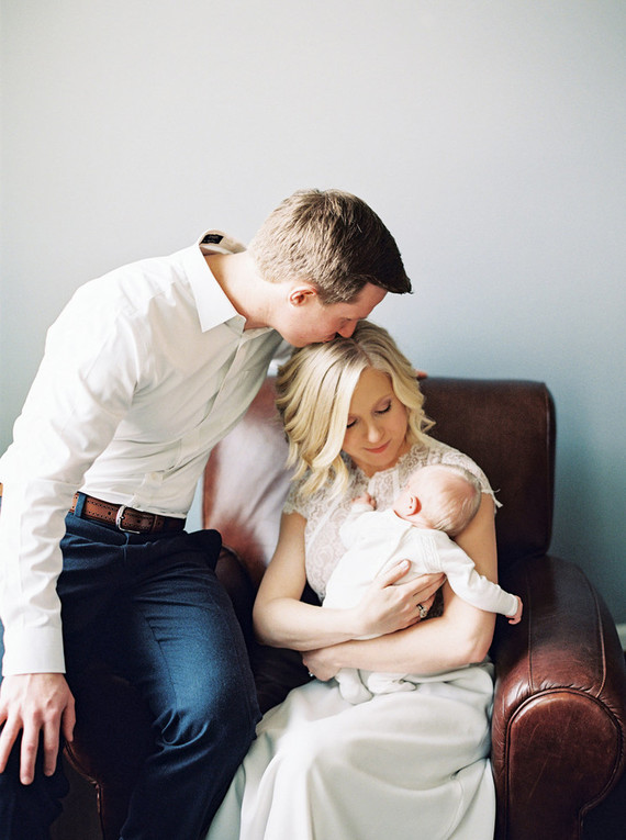 classic newborn photos on film