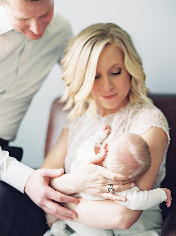 classic newborn photos on film