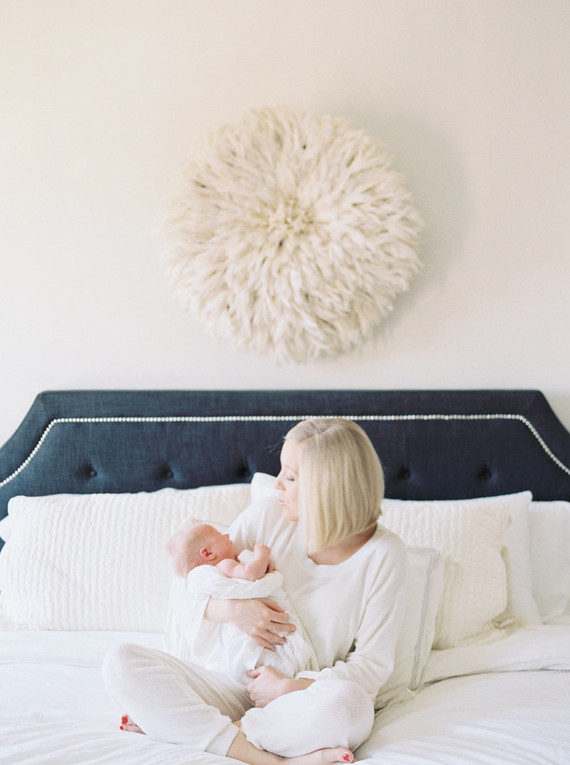 classic newborn photos on film