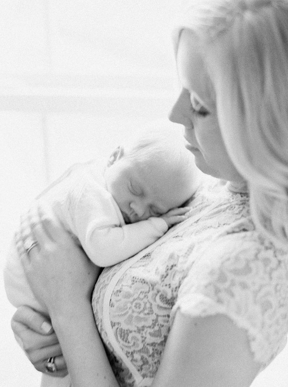 classic newborn photos on film