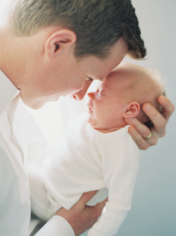 classic newborn photos on film