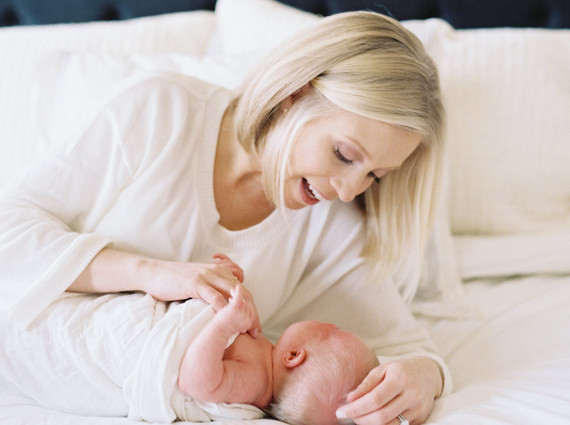 classic newborn photos on film