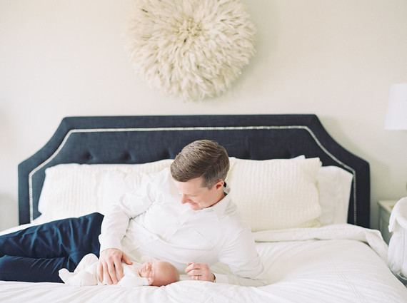 classic newborn photos on film