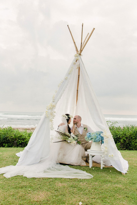 Wedding teepee