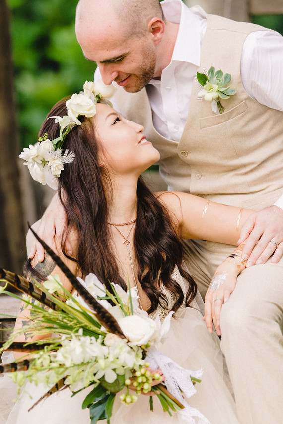 Bohemian wedding in Bali