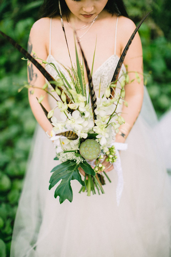 Feather bouquet