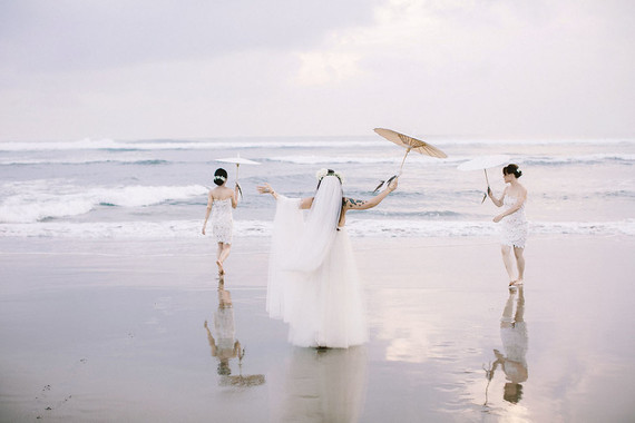 Bali beach wedding