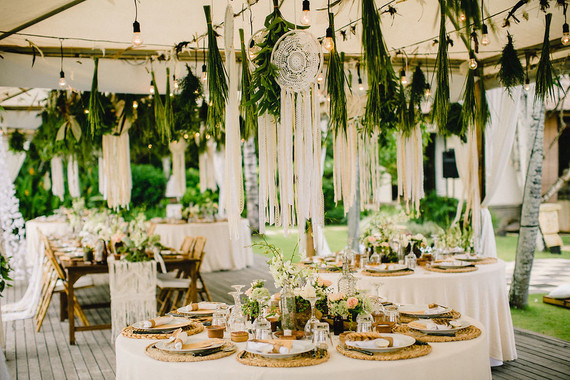 Bohemian wedding in Bali