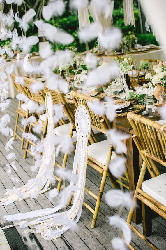 Dreamcatcher wedding decor
