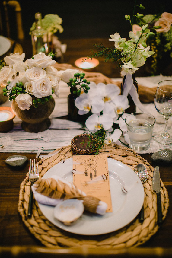 Bohemian place setting
