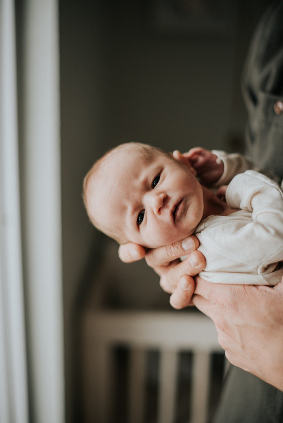 Moody newborn photos