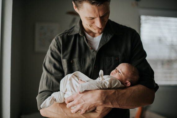 Moody newborn photos