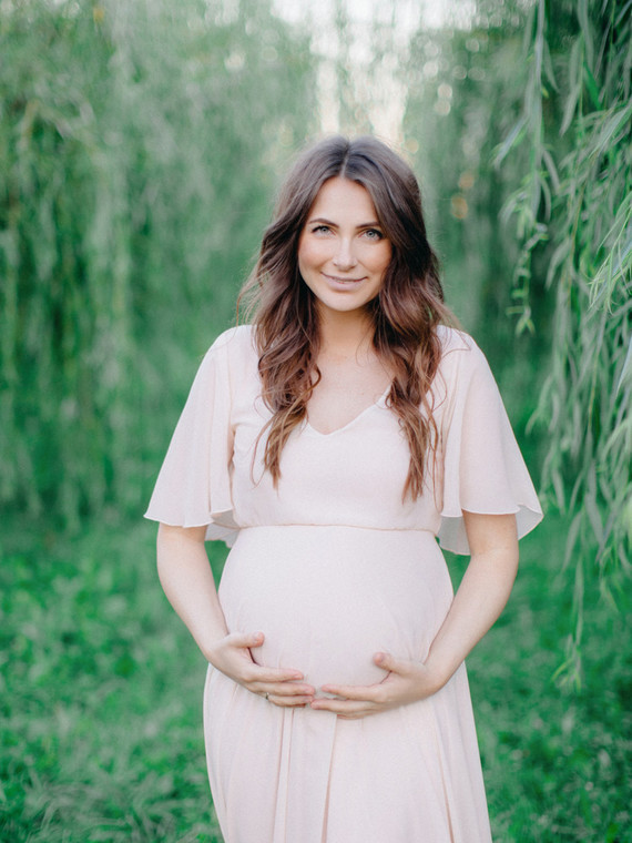 Dreamy formal maternity photos
