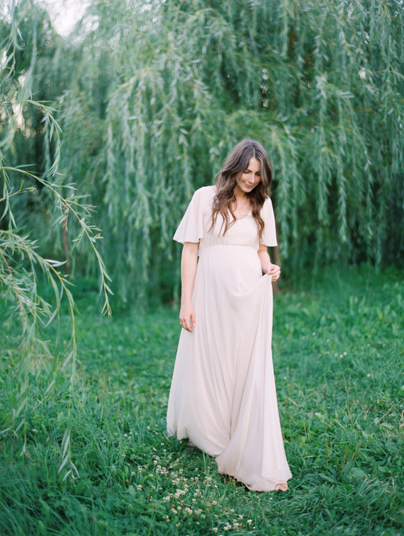 Dreamy formal maternity photos