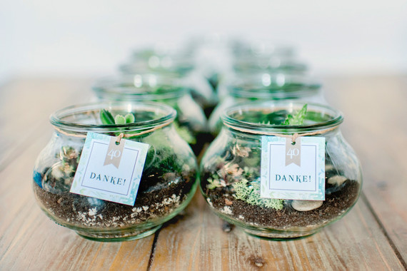 Terrarium favors Inspiration