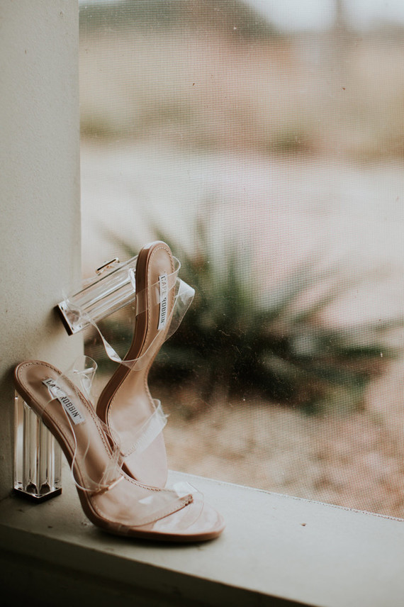 Modern bridal shoes