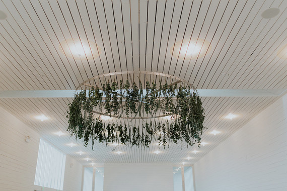 Greenery chandelier