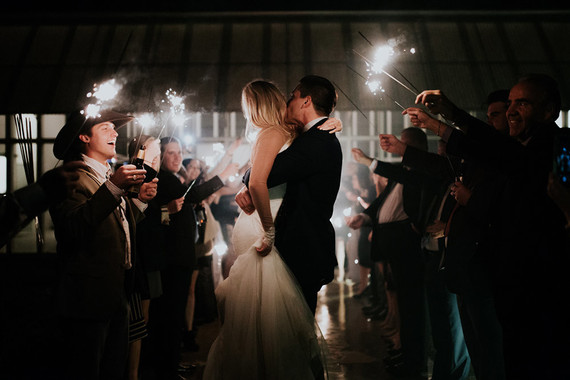 Sparkler send off