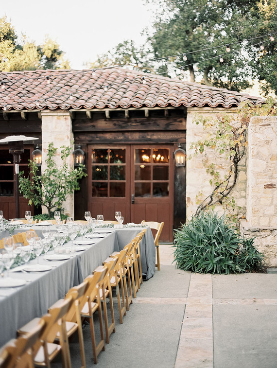 Carmel wedding reception