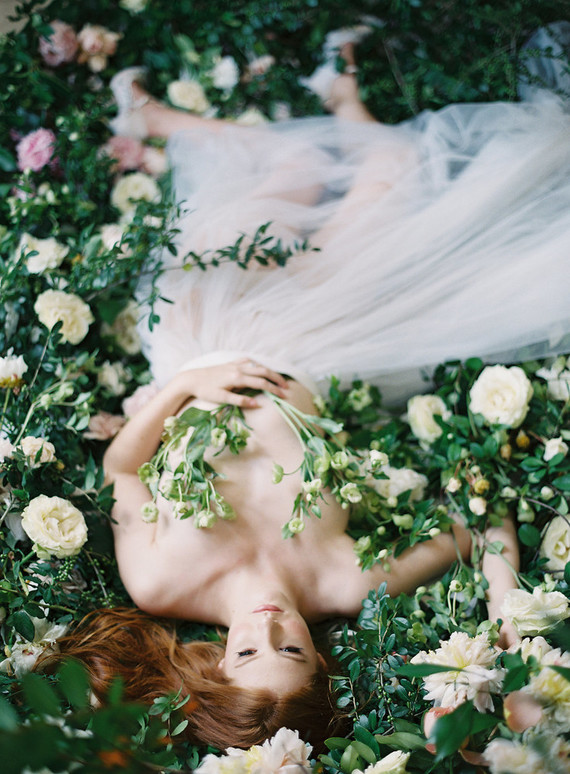 Floral bridal editorial