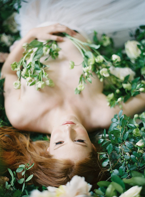 Floral bridal editorial