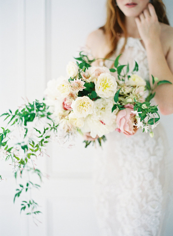 Spring bridal bouquet