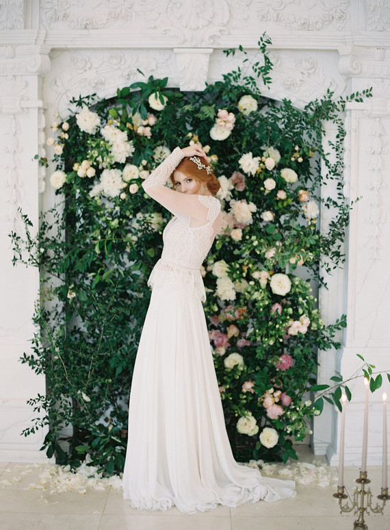 Floral backdrop