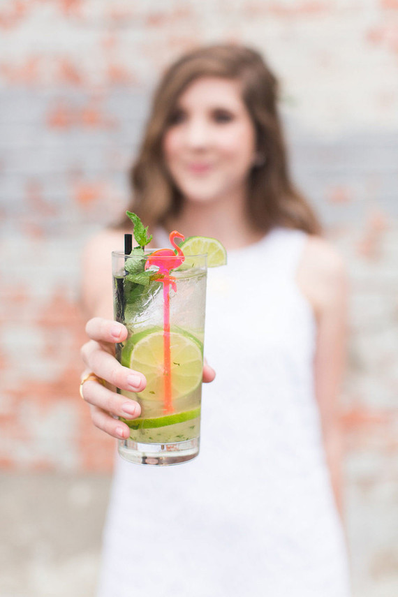 Flamingo cocktail