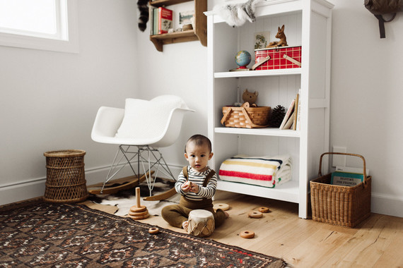 Modern vintage boy's nursery