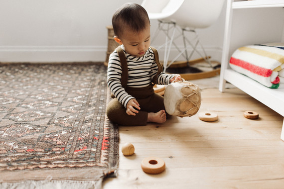 Modern vintage boy's nursery