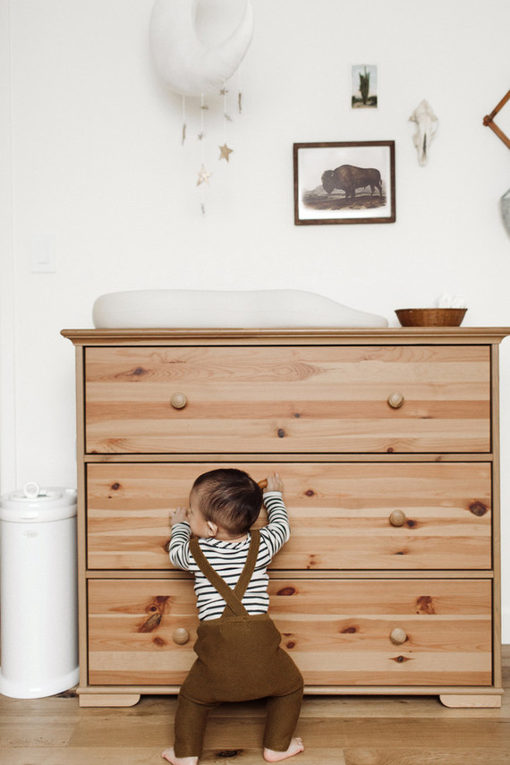 Modern vintage boy's nursery