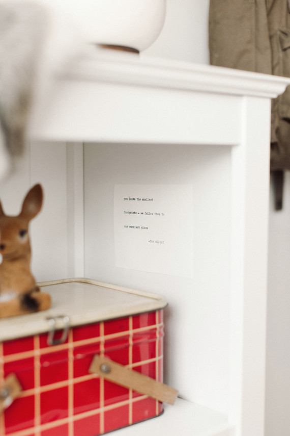 Modern vintage boy's nursery