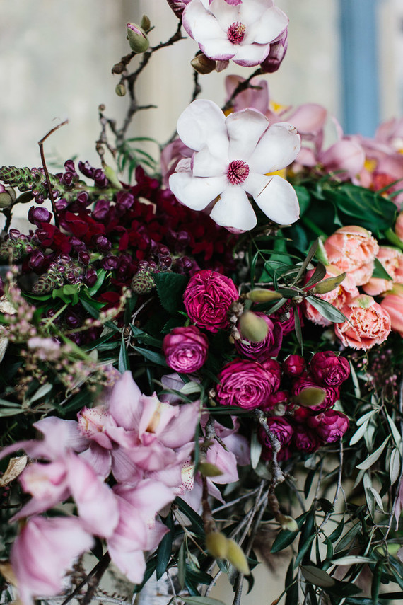 pink florals