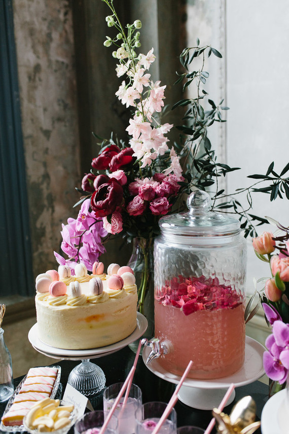 Moody floral spring party ideas
