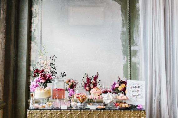 Moody floral spring party ideas