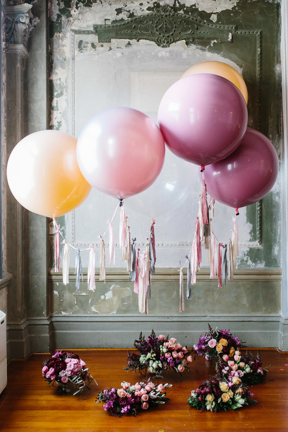 Moody floral spring party ideas