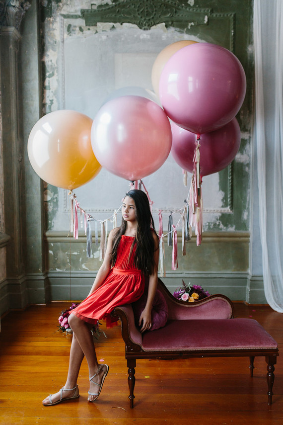 Moody floral spring party ideas