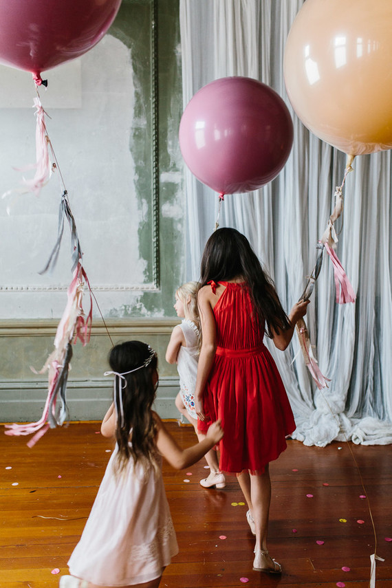 Moody floral spring party ideas