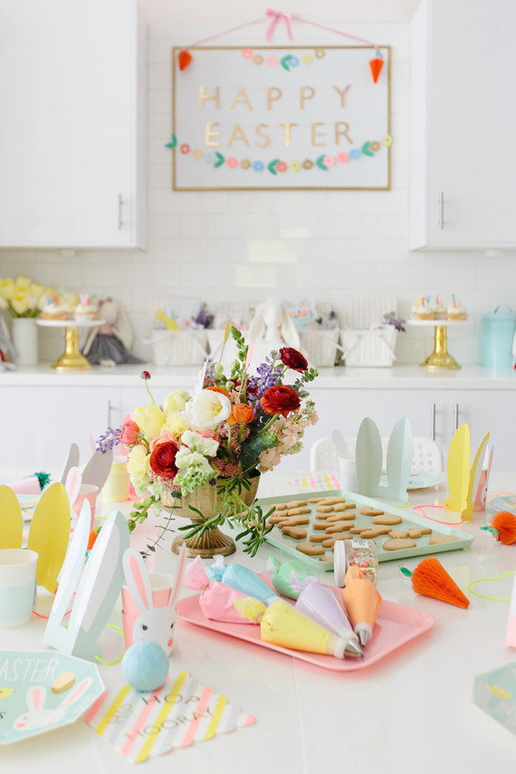 Modern Easter party ideas