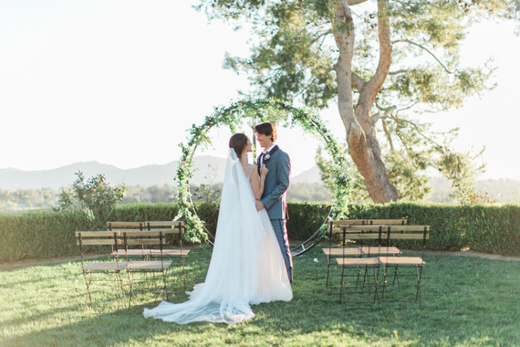 Ballet Inspired Winter Vineyard Wedding