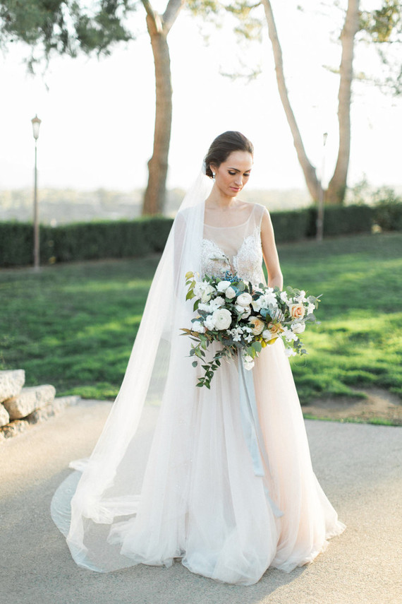 Spring bridal bouquet