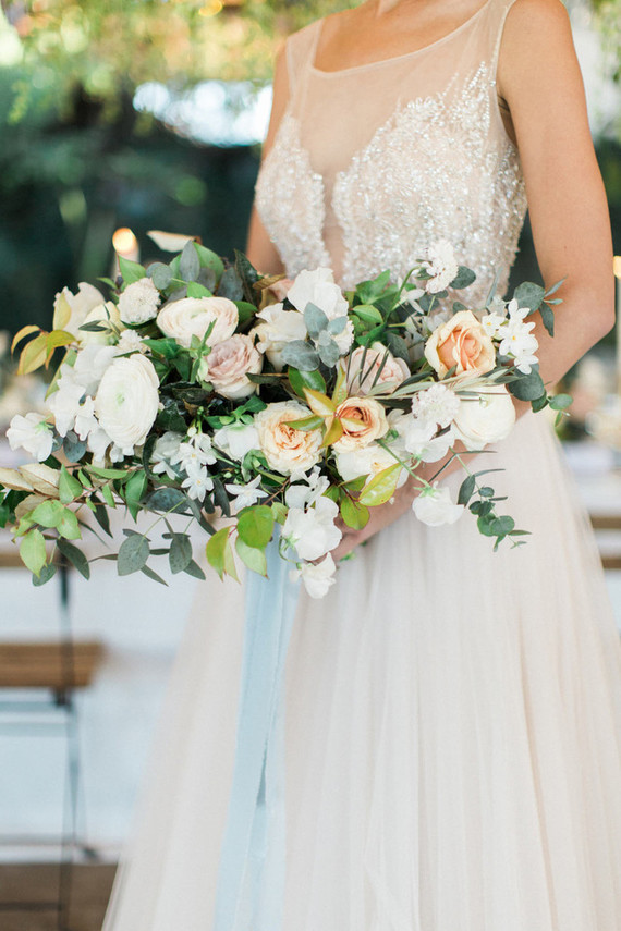 Spring bridal bouquet