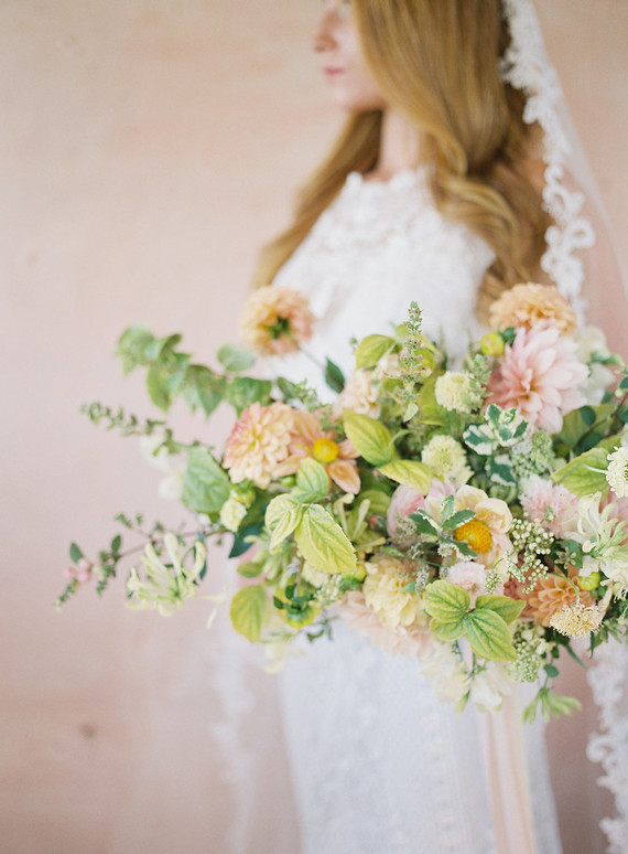 Spring bridal bouquet